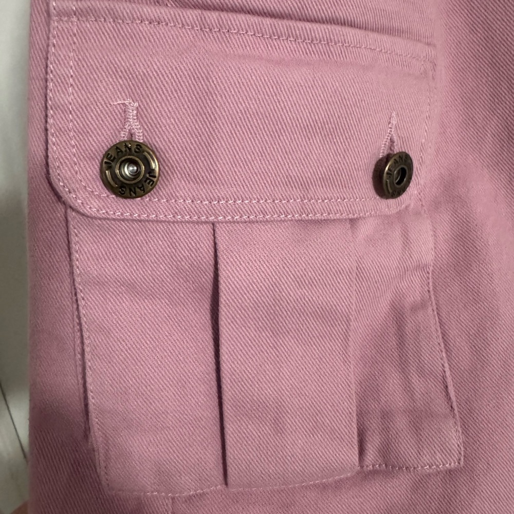 Pink Cargo Mini Skirt - Picture 3 of 3